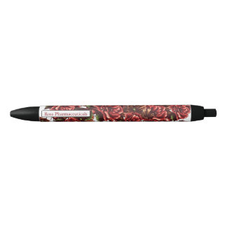 Pluma Rustica Rústica de Roses Rojas Personalizada
