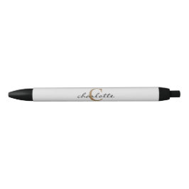 Pluma simple de tinta negra Personalizado