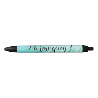 Pluma texturizada turquesa de Mermazing