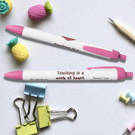 Pluma Tinta de Apreciación del Profesor