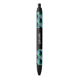 Pluma Tinta Personalizada Yin Yang Blue Green