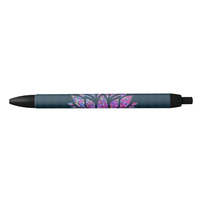 Pluma tranquila de la flor de Lotus del trullo y (Anverso)