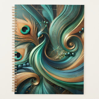 Plumaje de Pavo Real en Planificador de Flujo Abst