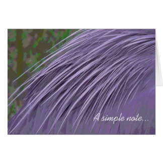 Plumas azules de Lavender