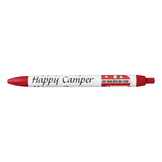 Plumas de tinta "Happy Camper" (Anverso)