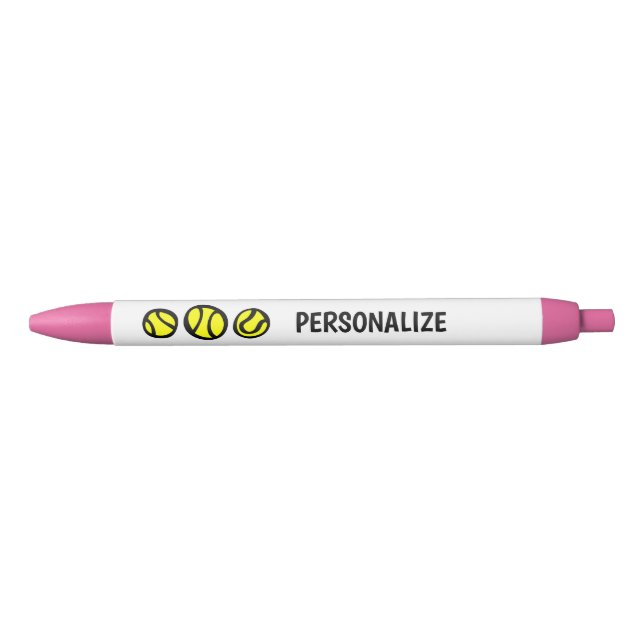 Plumas personalizadas con el logo de las pelotas a (Anverso)