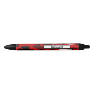 Plumas personalizadas - Rojo de camuflaje