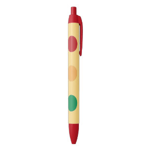 Plumas rojas del personalizado del verde amarillo