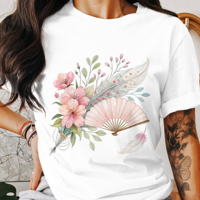 Plumas rosas y camiseta de fans (Subido por el creador)