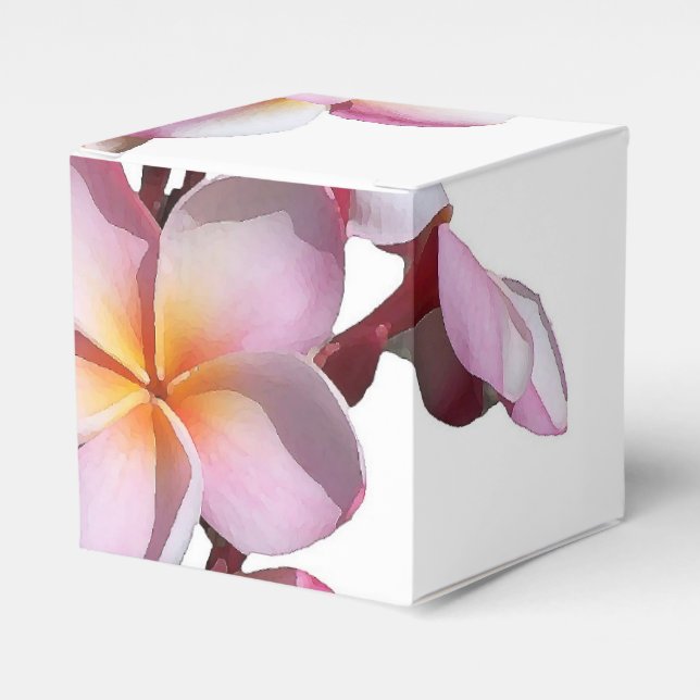 Plumeria Flores Caja de Favor (Costado Anverso)