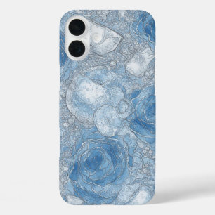 Plus Blue Rosa Bubble Brew - Funda IPhone 16