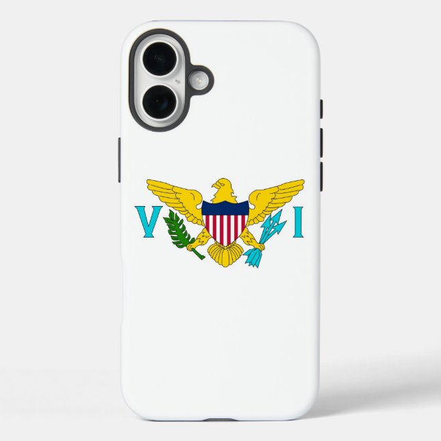 Plus Funda para Apple iPhone 16 Plus, bandera de Islas  (Reverso )