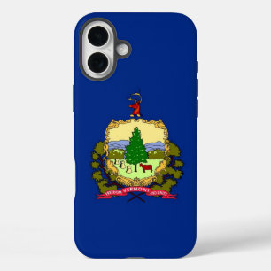 Plus Funda para Apple iPhone 16 Plus, bandera de Vermon