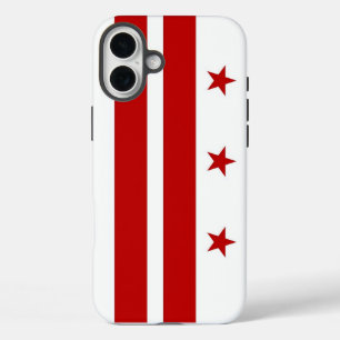 Plus Funda para Apple iPhone 16 Plus, bandera de Washin