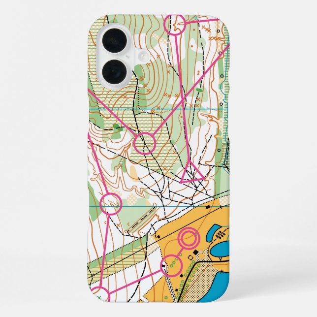 Plus funda para iPhone 16 - Mapa orientador (Reverso )
