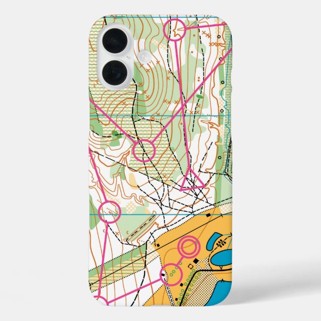 Plus funda para iPhone 16 - Mapa orientador (Reverso )