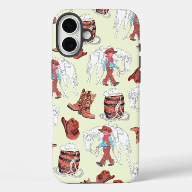 Plus Portada del Funda IPhone 16 Western (Reverso )