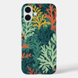 Plus Vivid Coral Forest - Funda IPhone 16