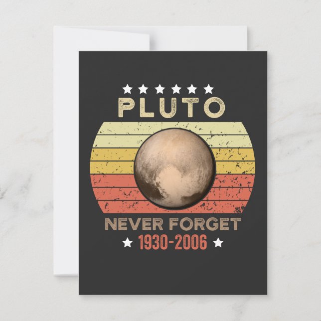 Pluto nunca olvida 1930-2006 (Anverso)