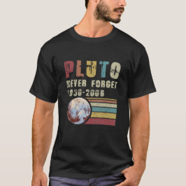 Pluto nunca olvida la camiseta planetaria 1936-200