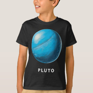 Plutón / Plutón - Camiseta de té planetario clásic