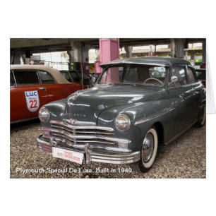 Plymouth Special De Luxe. Construido en 1949