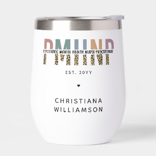 PMHNP Leopard Print Psiquiátrica Mental Health NP