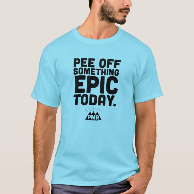 PMR salen pis algo camiseta épica (Anverso)