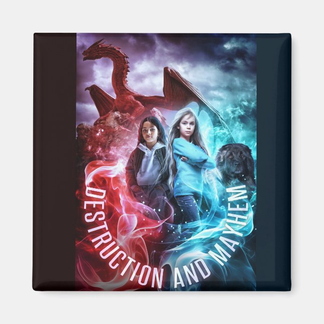 Pnut & Cece - imán (Frente)