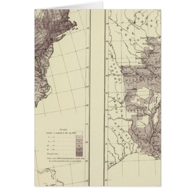 Población de Estados Unidos 1830-1840 (Frente)