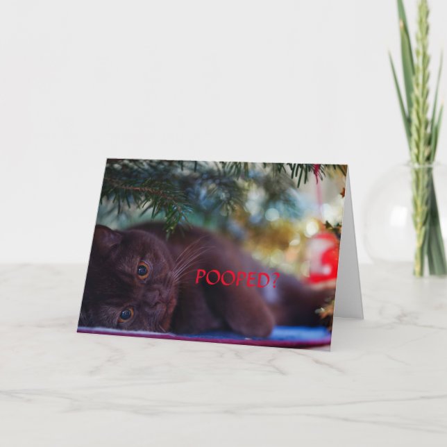 ¿POBLADO? TARJETA DE navidades PARA CUALQUIERA (Anverso)