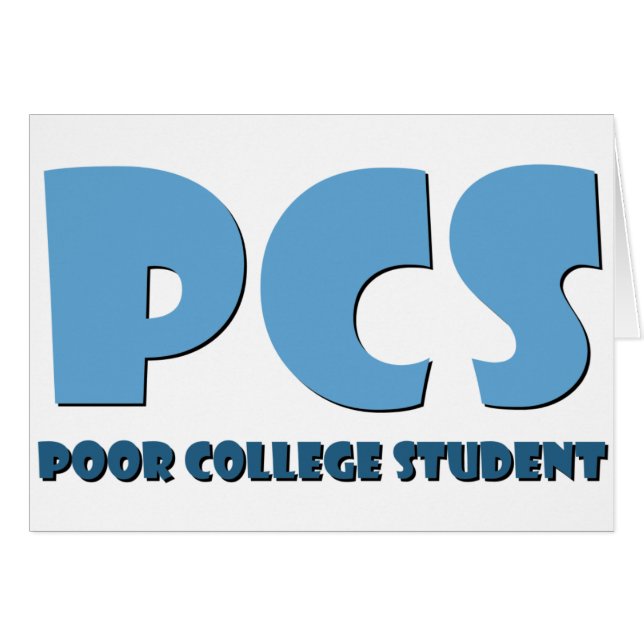 Pobre estudiante universitario (Anverso (Horizontal))