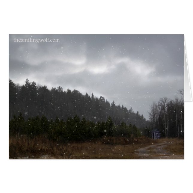 Poca cabaña de la montaña (Anverso (Horizontal))