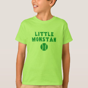 Poca camisa verde de los niños de Monstah