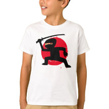 Poca camiseta de Ninja del niño
