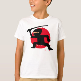Poca camiseta de Ninja del niño