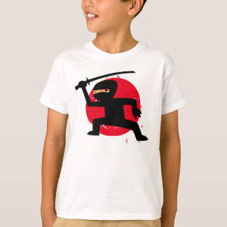 Poca camiseta de Ninja del niño