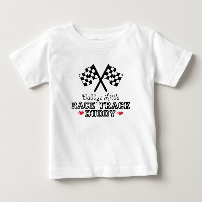 Poca camiseta del bebé del compinche del circuito (Anverso)