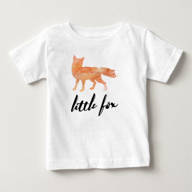 Poca camiseta del béisbol del bebé del Fox (Anverso)