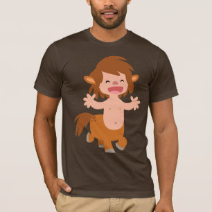 Poca camiseta del Centaur del dibujo animado