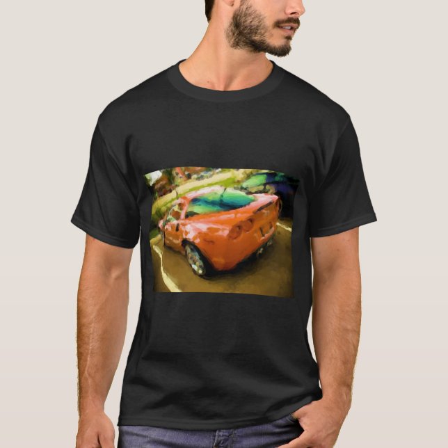 Poca camiseta del Corvette para hombre (Anverso)