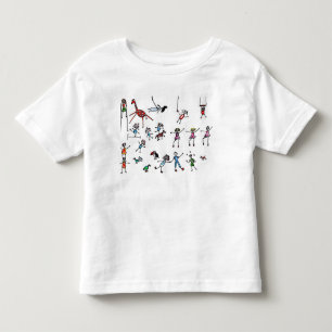 Poca camiseta del niño del circo