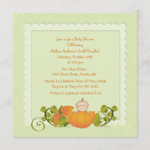 Poca invitación de la calabaza