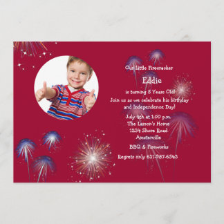 Poca invitación del cumpleaños de la foto del