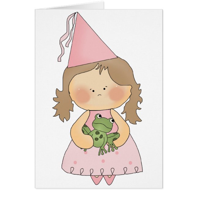 Poca princesa del rosa en colores pastel (Frente)