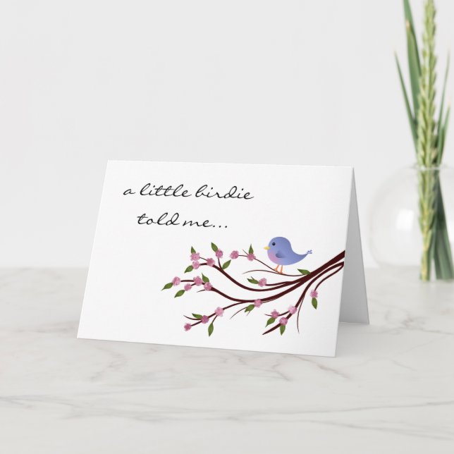 Poca tarjeta de cumpleaños del chirrido (Anverso)