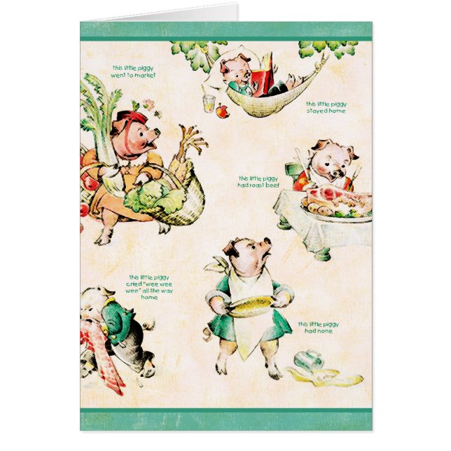 Poca tarjeta de Piggies (Frente)