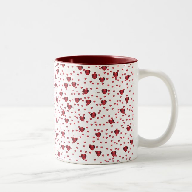 Poca taza de rubíes de los corazones (Derecha)