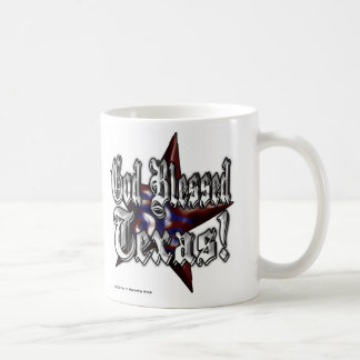 Poca taza de Tejas "Tejas bendecido dios"