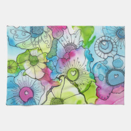 Poca toalla de cocina del corazón